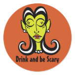 Drink and be Scary Stickers