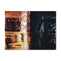 Drink Bottles Art Postcard postcards