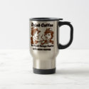 Drink Coffee Travel Mug by TotallyRetro Drink Coffee Travel Mug