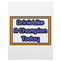 Drink Like a Champion Today letterhead