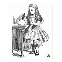 Drink Me (Alice in Wonderland) Postcard