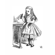 Drink Me (Alice in Wonderland) t-shirts by tartanphoenix Drink Me (Alice in Wonderland) t-shirts