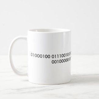 Drink Me (binary) mug