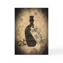 Drink Me Bottle Cards