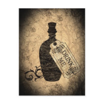Drink Me Bottle Post Card