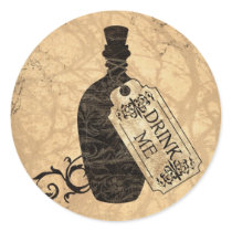 Drink Me Bottle stickers