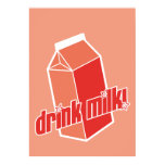 red, white, poster, outline, milk, drink,...