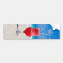 Drink on the Beach Bumper Sticker