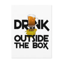 Drink Outside the Box postcard