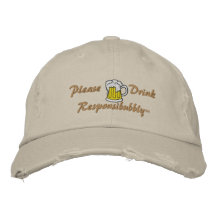 Drink Responsibubbly Embroidered Hat