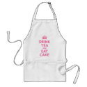 Drink Tea and Eat Cake aprons