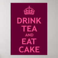 Drink Tea and Eat Cake Print