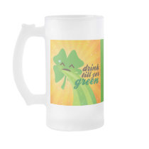 Drink Till You're Green - Shamrock Mug