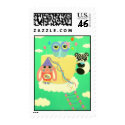 Drink To Happiness postage by udonchow Drink To Happiness postage