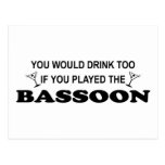 Drink Too - Bassoon Postcards
