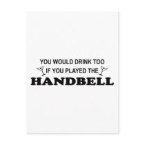 Drink Too - Handbells postcards by poorrichards Drink Too - Handbells postcards