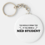 Drink Too - Med Student Key Chains