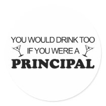 Drink Too - Principal Stickers