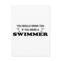 Drink Too - Swimmer Postcards