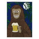 Drinkin' Bigfoot Card