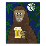 Drinkin' Bigfoot Poster