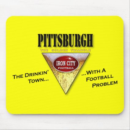 Drinkin' Town with a Football Problem Mouse Pads
