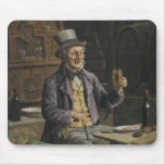 Drinking Beer Painting Mousepad