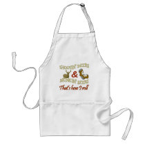 Drinking Beer Shooting Deer Aprons