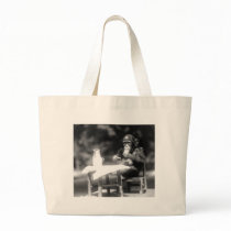 Drinking Chimpanzee Vintage National Zoo Bags