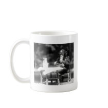 Drinking Chimpanzee Vintage National Zoo Coffee Mugs