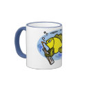 DRINKING FISH - funny cute Fish with a Drink Mug