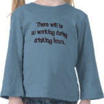 Drinking Hours Toddler Long Sleeve Tshirts