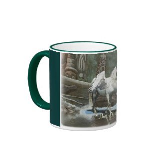 DRINKING PEGASI & TOTEMS Fantasy Art Mug mug