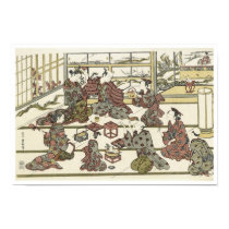 Drinking Sake in A Pleasure House, Toyonobu posters by japaneseartmall Drinking Sake in A Pleasure House, Toyonobu posters