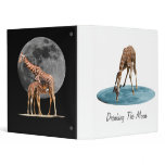 DRINKING THE MOON 3 RING BINDER
