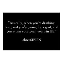 Drinking To Win Life posters