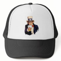 Drinking Uncle Sam Trucker Hat