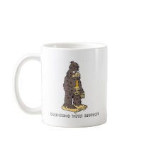drinking with bigfoot mugs by Cave_Design drinking with bigfoot mugs