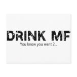 DRINKMF1 POST CARD