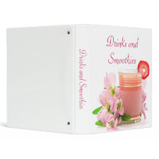 Drinks and Smoothies recipes Binder binder
