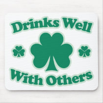 Drinks Well With Others Mouse Mat