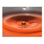 Drip of water postcards