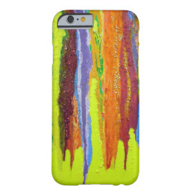 Dripping Colors Abstract Art Design Gifts iPhone 6 Case