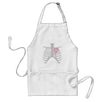 Dripping Heart in Ribcage aprons by doonidesigns Dripping Heart in Ribcage aprons