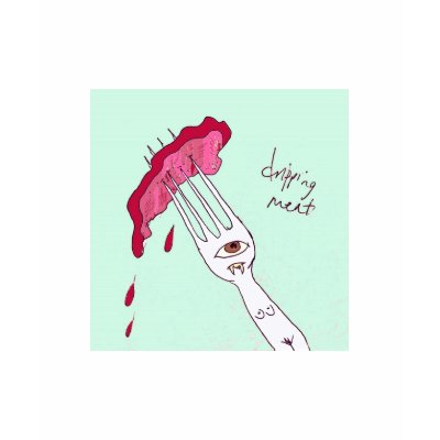 Dripping Meat T-Shirt by ranzangel