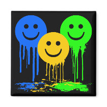 DRIPPING WITH HAPPINESS REFRIGERATOR MAGNETS