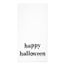 Drippy Blood Happy Halloween photo cards