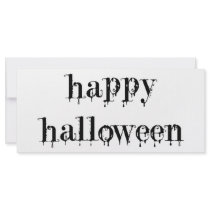 Drippy Blood Happy Halloween rack cards