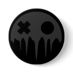 "Drippy Face" Button
