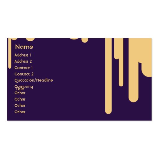 Drips - Business Business Card
